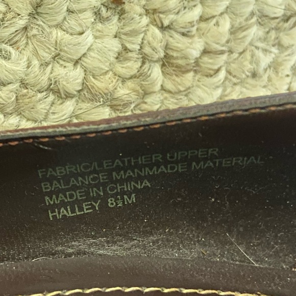 Franco Sarto Halley Brown Leather and Plaid Wintip Oxford Heels in Size 8.5 - Picture 4 of 4